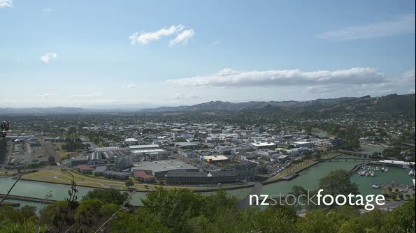 Gisborne city elevated view 28176