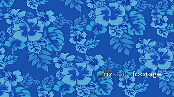 Pacific Hibiscus Flowers Blue 127