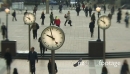 MS, Time lapse, People walking in Canary Wharf, London, England 19271