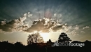 Dramatic Timelapse of a sunset in a german village - Gods Rays 22406