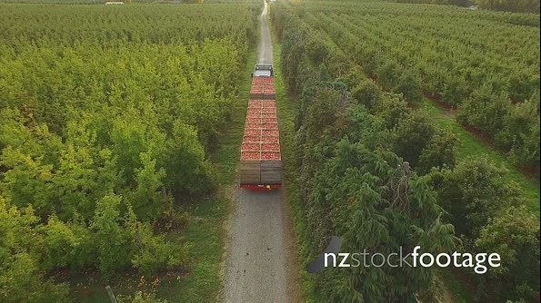 Apple truck from rear HD 25328