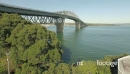 Auckland Harbour Bridge Rise Reveal CBD 4K 25531