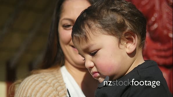 Mother and Son Maori Marae 1 25583