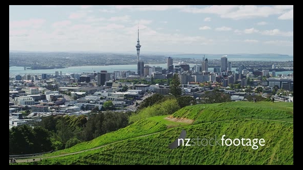 View of Auckland Downtown and Mount Eden Crater 25810