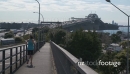 Jogger with Auckland Harbour Bridge HD 26418