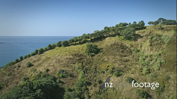 Aerial Over Rainbow Warrior Memorial At Matauri Bay, Northland, New Zealand 26969