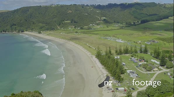 Aerial over Matauri Bay, Northland, New Zealand 27161