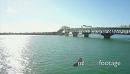 Drone Shot Over Water With Harbour Bridge  27587