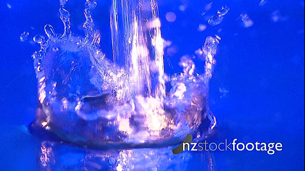 Water Pour Blue 2 Slow mo 2764