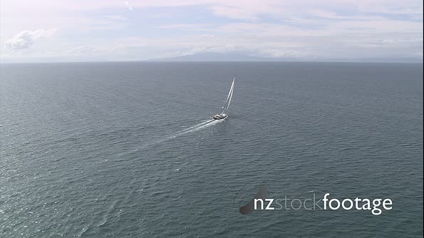 Large Luxury Yacht Aerial AKNZ 1 4573